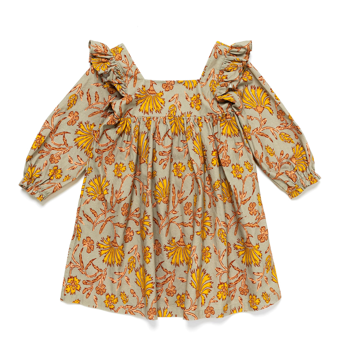 The Long Sleeve Stella Dress In Marigold Alice Ames the-long-sleeve-stella-dress-in-marigold-alice-ames