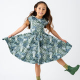 The Peter Pan Ballet Dress in Nighttime Watercolor