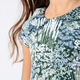 The Peter Pan Ballet Dress in Nighttime Watercolor