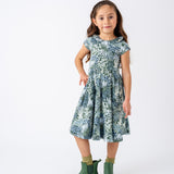 The Peter Pan Ballet Dress in Nighttime Watercolor