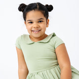 The Peter Pan Ballet Dress in Pistachio