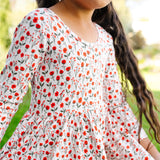 The Ballet Dress in Ruby Floral