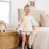 The Bloom Set in Rainbow Ruffle