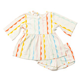 The Bloom Set in Rainbow Ruffle