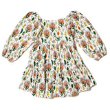 The Long Sleeve Juliet Dress in Desert Rose
