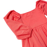 The Long Sleeve Juliet Dress in Lipstick