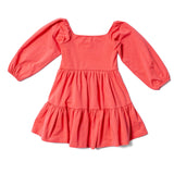 The Long Sleeve Juliet Dress in Lipstick