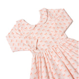 The Long Sleeve Peter Pan Dress in Clara