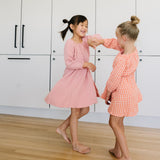 The Mae Dress in Carnation