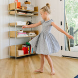 The Peter Pan Ballet Dress in Houndstooth