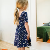 The Short Sleeve Ballet Dress in English Daisy