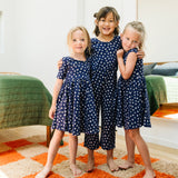 The Short Sleeve Ballet Dress in English Daisy