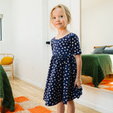 The Short Sleeve Ballet Dress in English Daisy