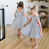 The Short Sleeve Ballet Dress in Houndstooth
