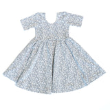 The Short Sleeve Ballet Dress in Houndstooth