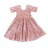 The Short Sleeve Ballet Dress in Prim Floral