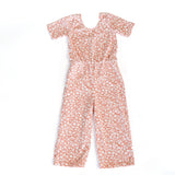 The Short Sleeve Wide Leg Jumpsuit in Whimsy