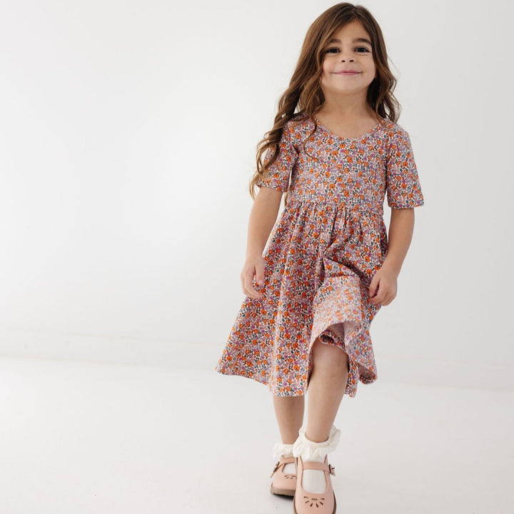 The Short Sleeve Ballet Dress in Prim Floral – Alice + Ames