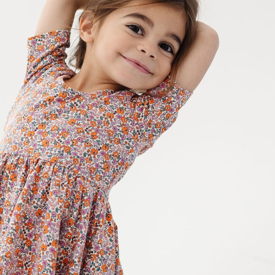 The Short Sleeve Ballet Dress in Prim Floral – Alice + Ames