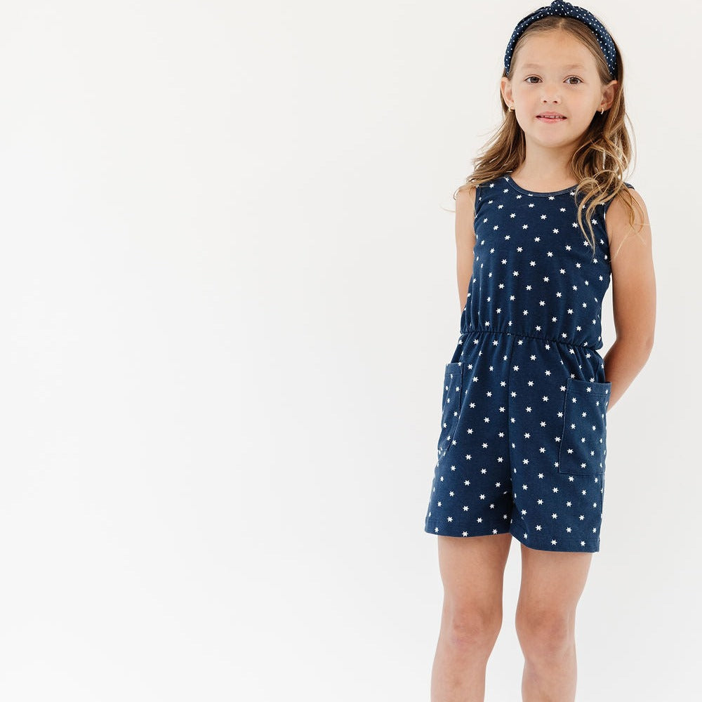 The Tank Shortie Jumpsuit in Blue Stars – Alice + Ames