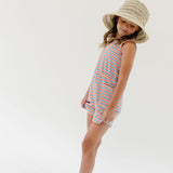 THE TANK SHORTIE JUMPSUIT IN SALTWATER STRIPE