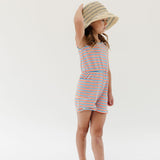 THE TANK SHORTIE JUMPSUIT IN SALTWATER STRIPE