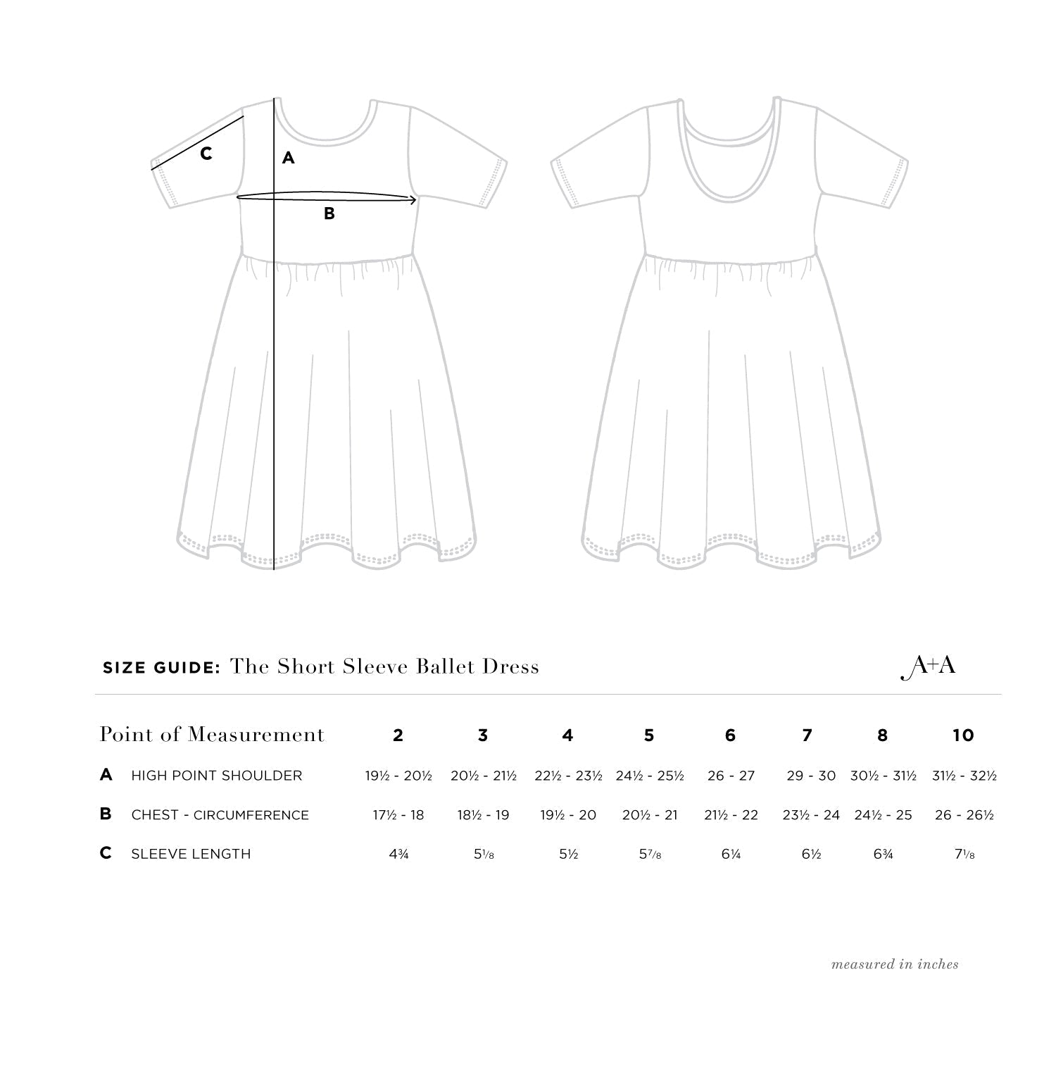 THE SHORT SLEEVE BALLET DRESS IN COOL BLUE
