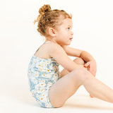 THE CAMI SET IN WOODBLOCK FLORAL