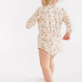 THE COTTON ONESIE IN FLOATING TULIPS
