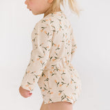 THE COTTON ONESIE IN FLOATING TULIPS