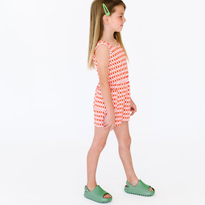 THE TANK SHORTIE JUMPSUIT IN WILD PLAID