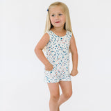 The Tank Shortie Jumpsuit in Terrazzo
