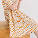 THE SHORT SLEEVE BALLET DRESS IN CARROTS