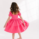THE JULIET DRESS IN CAMELLIA ROSE