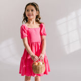 THE JULIET DRESS IN CAMELLIA ROSE