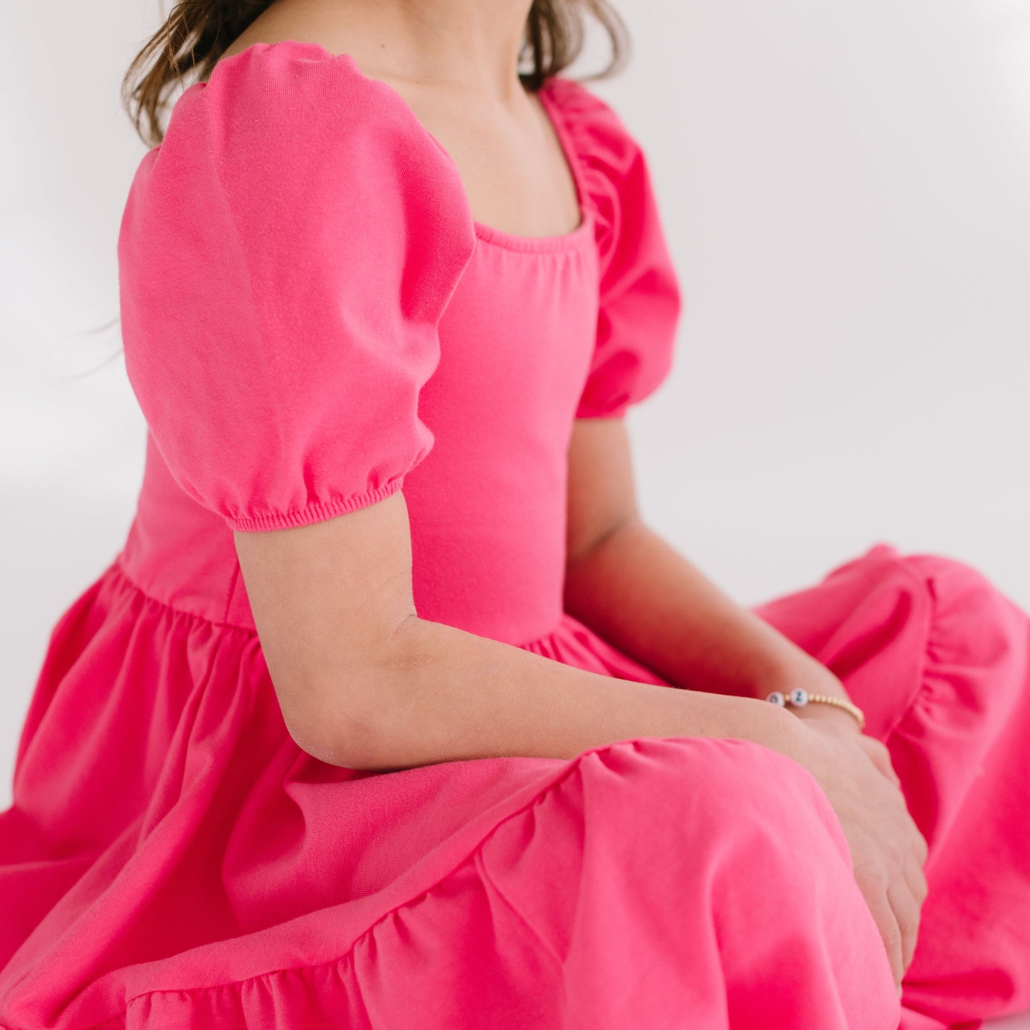 THE JULIET DRESS IN CAMELLIA ROSE
