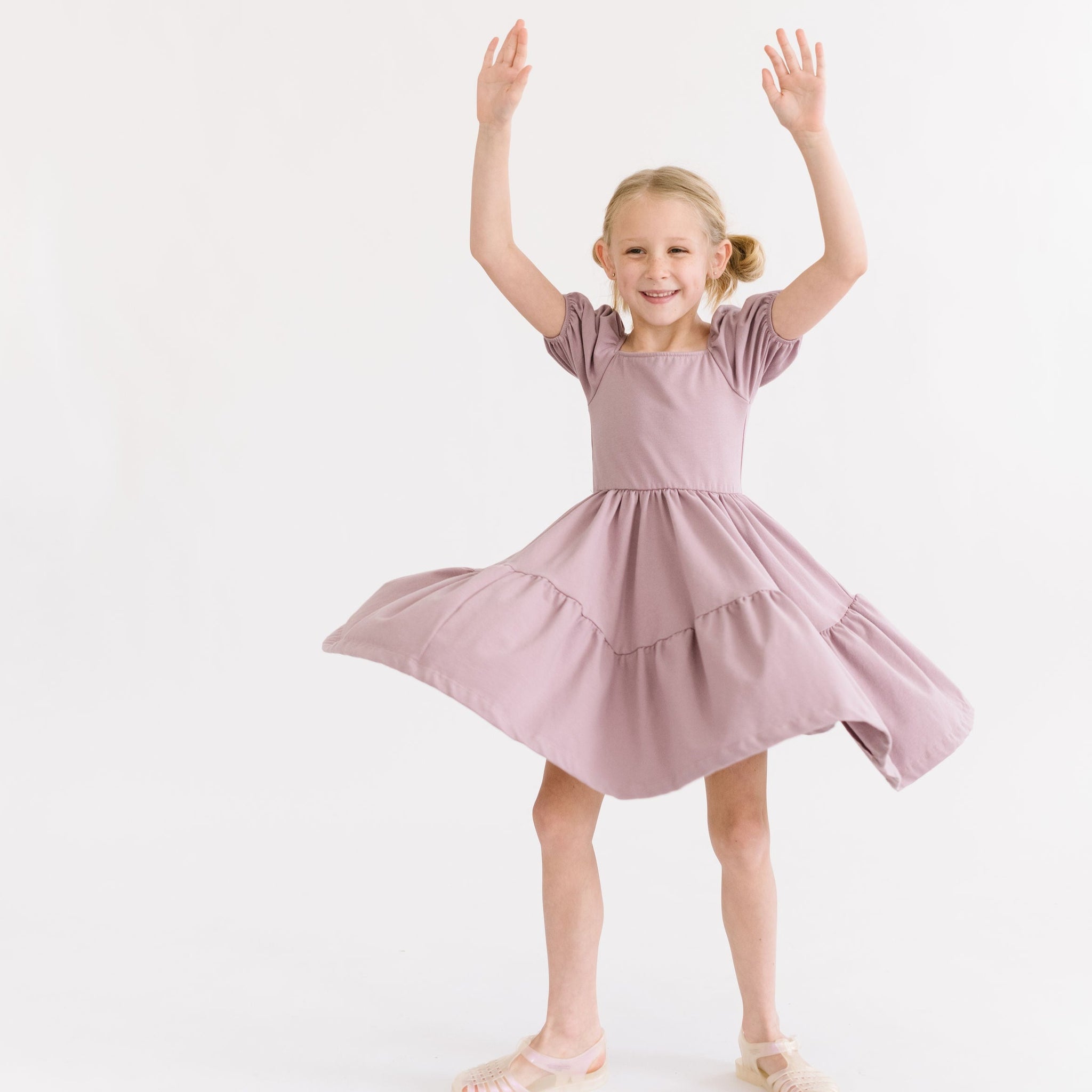 THE JULIET DRESS IN SEA FOG