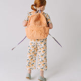 THE SHORT SLEEVE WIDE LEG JUMPSUIT IN FRUITY HARVEST