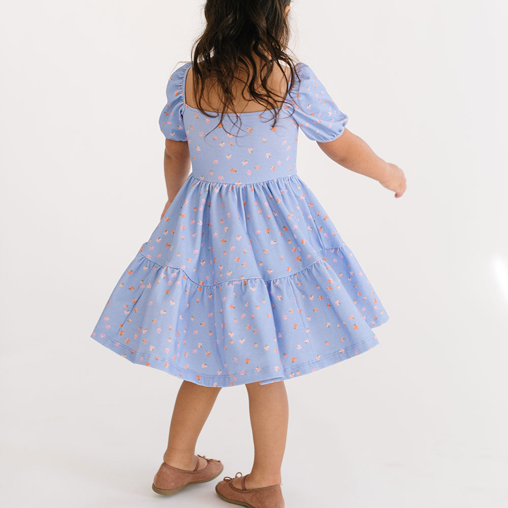 THE JULIET DRESS IN BLUE ANEE FLORAL