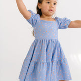 THE JULIET DRESS IN BLUE ANEE FLORAL