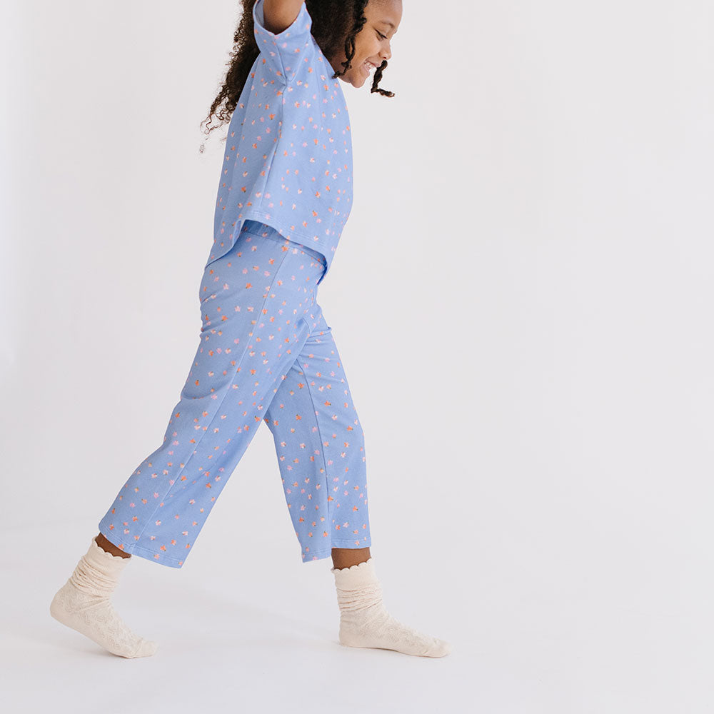THE LOUNGE SET IN BLUE ANEE FLORAL