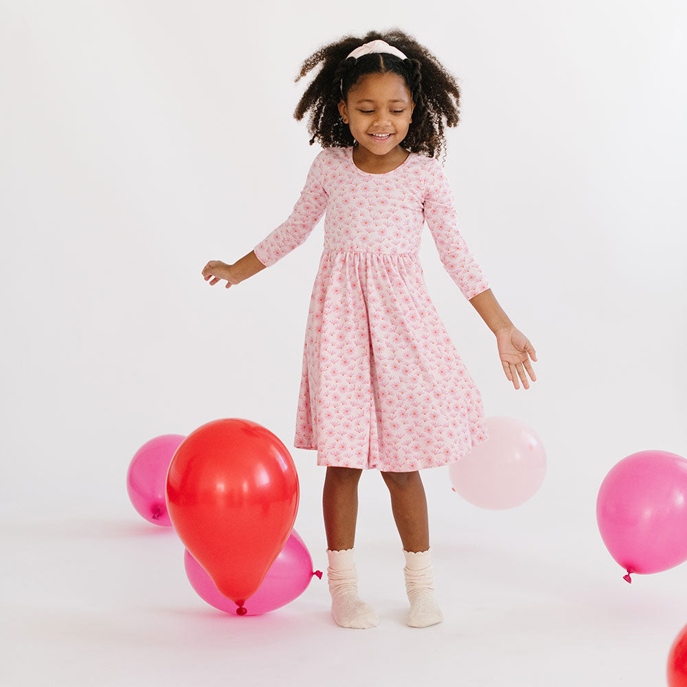THE BALLET DRESS IN PINK DAISY