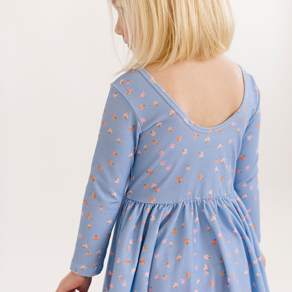 THE BALLET DRESS IN BLUE ANEE FLORAL