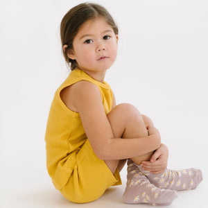 THE WAFFLE LOUNGE SET IN MUSTARD