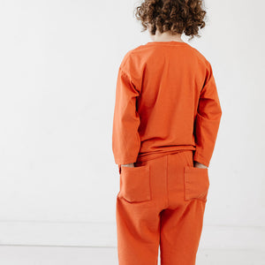 THE SWEAT PANT IN RUST