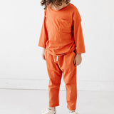 THE SWEAT PANT IN RUST